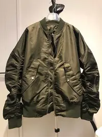 在飛比找Yahoo!奇摩拍賣優惠-A1 A2 oversize 軍綠夾克 泰國品牌 Prada