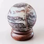 Large Crystal Purple Zebra Jasper Sphere 2.5" - USA