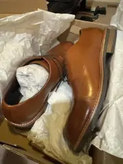 Men's Kenneth Cole REACTION Klay Flex Lace Up, Size 10 Cognac New New in Box