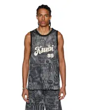 Sketch Pick Up Black Mesh Tank Top | Ksubi ++