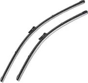 MCFPGFVKNA Wiper LHD & RHD Front Wiper Blades Windshield Windscreen Front Window 24"19" Compatible With VW Compatible With Jetta 6 MK6 A6 Compatible With Passat CC 2012-2018 wiper