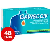 Gaviscon Chewable Tablets Peppermint 48pk