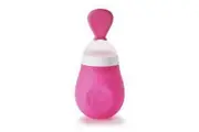 Munchkin Squeeze Pink Baby Feeding Spoon