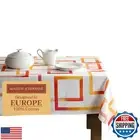Maison d'Hermine Table Cloth Square Table 100% Cotton Tablecloth for Dining R