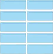 10pcs/Set Reading Ruler Dyslexia Glasses Coloured Overlays Bendy Ruler Sky Blue ABS Dyslexia Friendly Books for Children, A