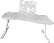 Laptop Desk for Bed Laptop Bed Tray Desk Folded Height Adjustable Multifunctional Laptop Stand Laptop Bed Table for Dorm Work