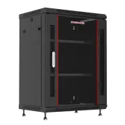 15U 24" Deep Wall Mount IT Network Server Rack Cabinet Enclosure FREE ACCESSORY