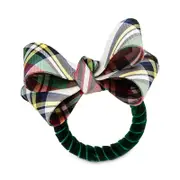 Juliska Tuxedo Stewart Tartan Napkin Ring