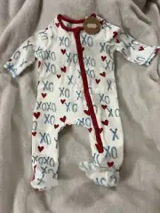 NWT Mud Pie 0-3m Valentines Day Sleeper
