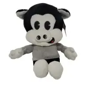 New Fiesta Retro Cecil the Pig Plush Stuffed Rare Black White 11" Stuffed Animal