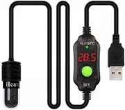 MiOYOOW Aquarium Heater, Mini Submersible Heater Fish Tank Heating Rod Precise Temperature Control for 4L Fish Tank