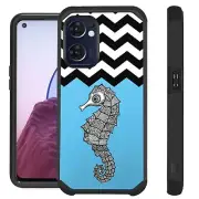FUSION For OnePlus Nord N300 5G Case Hybrid Phone Cover SEA HORSE