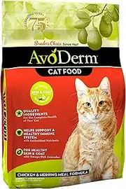 AvoDerm Natural Chicken & Herring Meal Formula Dry Cat Food 11-Pound