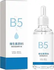 iiniim 1Pc 30ML Panthenol Facial Essence Serum for Deep Hydration Lightweight Formula to Soften and Soothe Dry Skin White One Size
