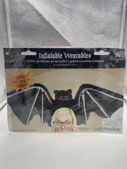 NEW Inflatable Wearables Bat Halloween Foil Balloon Hat
