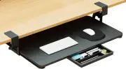 Desktop Keyboard Tray, under Desk Pull Out, 26.77" X 11.81" Large Size Keyboard