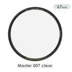 ◎相機專家◎ B+W MASTER 67MM 007 CLEAR MRC 純淨濾鏡超薄高硬度奈米 捷新公司貨【APP下單點數4倍送】