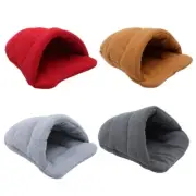 Hamster House Cute Bed Small Pet Winter Warm Plush Hide for Squirrel Hedgehog