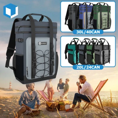Backpack Cooler Insulated Leakproof Waterproof Picnic Bag Beach Travel Outdoor