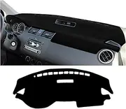 Interior Console Trim for Suzuki for Swift for Sport 2005 2006 2007 2008 2009 2010 Car Dashboard Cover Dash Mat Sun Shade Non-Slip Pad Car Interior Accessories(LHD Black Side)
