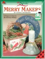 One Stroke Merry Makers Christmas Ornament Painting Book Donna Dewberry