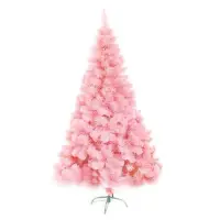 在飛比找Yahoo奇摩購物中心優惠-摩達客 台製豪華型12尺(360cm)夢幻粉紅色聖誕樹 裸樹