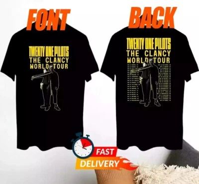 Twenty One Pilots Clancy World Tour 2024 T-Shirt S-5XL
