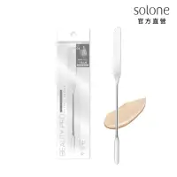 在飛比找momo購物網優惠-【Solone】雙頭透肌底妝抹刀(粉底抹刀 粉底液 刮刀 刮