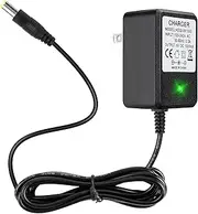 6V Battery Charger for Ride On Toys for Dynacraft, Flybar, Kids SUV, Smart Toy Bumper, Minnie Mouse Bumper, Sonic Ride, Spider-Man, Benz Car Power Adapter(6FT)