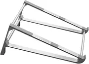 Yardenfun Laptop Stand Aluminum Alloy Computer Bracket Storage Tablet Holder Suspended Design for Improved Airflow Compatible with Laptops Under
