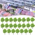 For Building Model Model Tree Toy Scale Tree Train Railroad 20pcs About 4CM