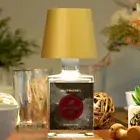 Wireless Bottle Lamp Rechargeable RGB Light Modes & 3 Color Table Lamp (Gold) ~