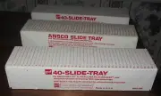 GAF Slide Trays - Lot Of 3 - Each Holds 40 2x2 Slides