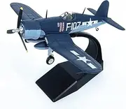 Replica Pre-Build Aircraf 1:72 for Scale F4U-1 Corsair Fighter Philip Cunliffe Dragon Ace Metal Die-cast Vintage Fighter Military Display Model Hobbyist Collectible Gifts Collection Gift Display