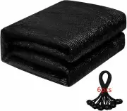 Cerbior 90% Shade Fabric Sunblock Net with Grommets for Pergola Vertical Screen