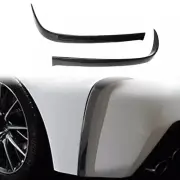 For 15-18 LEXUS RC F RCF REAL CARBON FIBER REAR BUMPER SIDE TRIM GARNISH CANARD (for: Lexus)