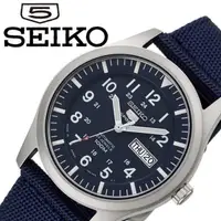 在飛比找蝦皮購物優惠-【金台鐘錶】SEIKO精工 5號 帆布機械錶 防水100米 