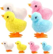 Mipcase 8Pcs Wind Up Chicken Jumping Chick for Fun Windup for Novelty Interactive Pet Playtime Designs