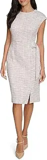 [Calvin Klein] Women's Work Tweed Sheath Dress