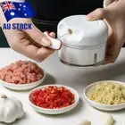 Fruit Vegetable Onion Garlic Cutter Press Manual Food Speedy Chopper Mini Slicer