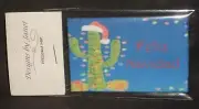 Welcome Mat - Feliz Navidad Cactus Christmas 1:12 Carpet Rug House Door Mini