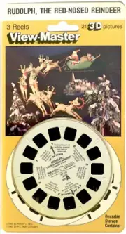 Rudolph The Red Nosed Reindeer 3d View-Master 3 Reel Set SEALED