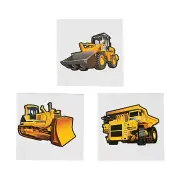 Kids Construction Temporary Tattoos Builders Tattoo Favours Pack 36 Free Postage