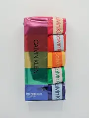 2010's CALVIN KLEIN 5 PACK PRIDE GAY Mens Rainbow Hip Briefs L Vintage Underwear