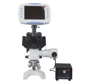 Trinocula Metallurgy Digital Microscope w 6" LCD - 2MP TV Camera - SD card Slot