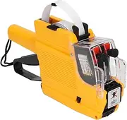 Price Tag Gun, MX6600 Price Tag Gun 2 Lines 10 Digits Labeling Machine, Handheld Price Label Gun Kit with Ink Roller, Labeller Marker Attacher Tool for Retail Shop, Grocery Store