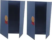SEWACC 3pcs Certificate Covers Fold Award Holder for Diplomas Graduations Lightweight Compact Certificate Envelope for Home Office Use