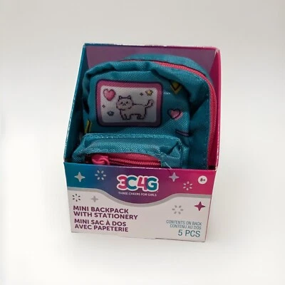 3C4G | Three Cheers For Girls Mini Backpack w/ Stationery | Kids Creativity Set