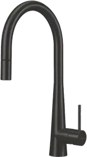 Oliveri Pull Out Goose Neck Black