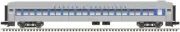 Atlas O Scale Pullman Bradley Coach (3-Rail) Bangor & Aroostook (Gray/Blue) #230